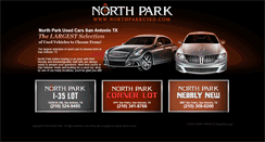 Desktop Screenshot of northparkused.com